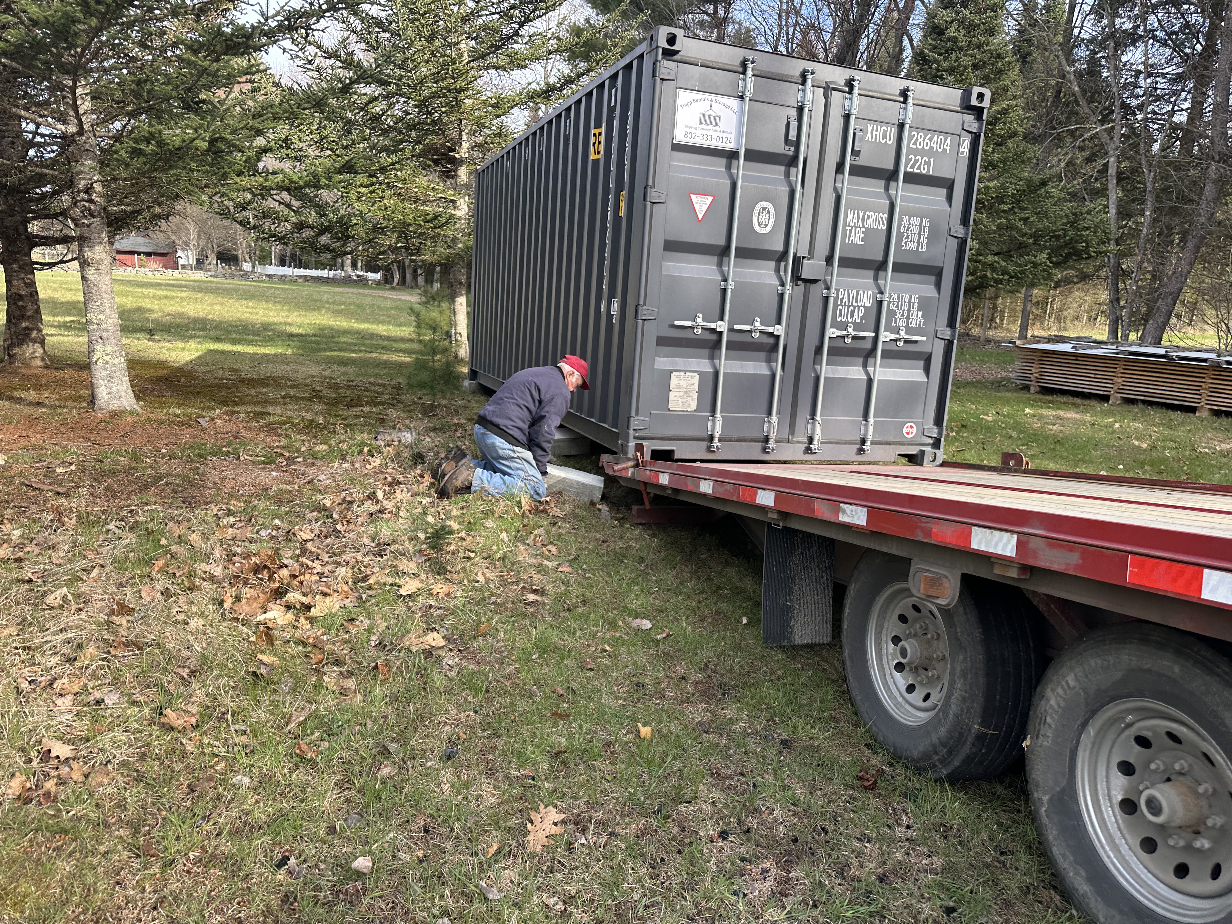 Container delivered in Monroe, NH